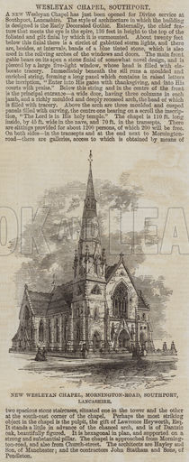 New Wesleyan Chapel, Mornington-Road, Southport, Lancashire