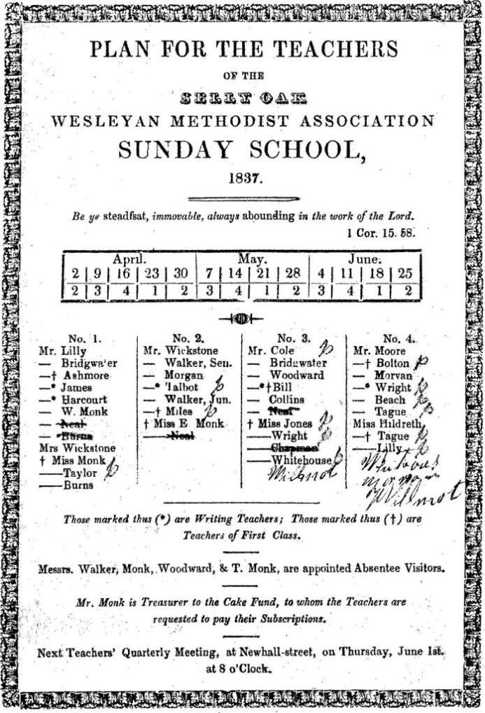 Methodism Planning Interesting Plans and histories from other areas – Walsingham Methodist ...
